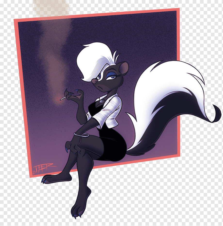 Скунс портрет