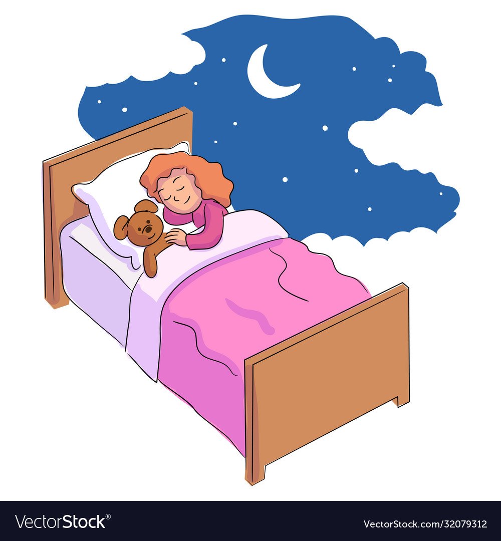 Девочка спит