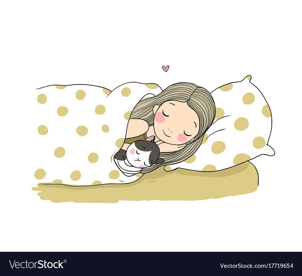 Девочка спит