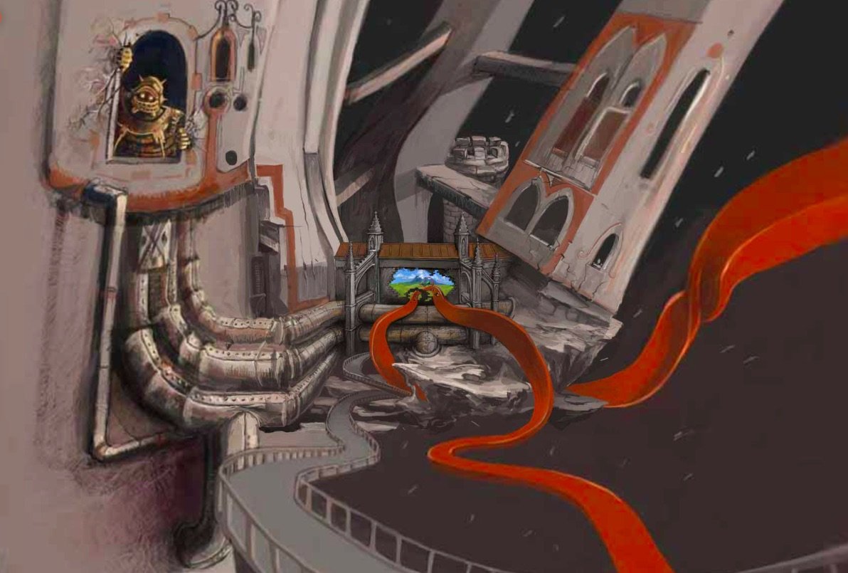 Картина бесконечный зум