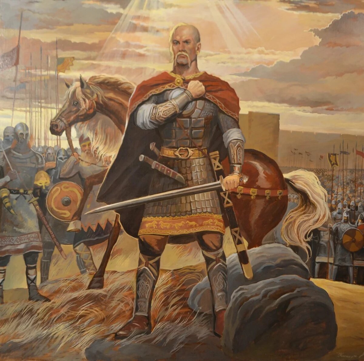 Памятник тысячелетие России Великий Новгород Александр Невский