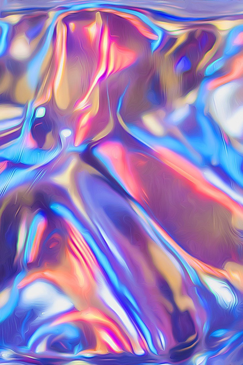 Радужное переливание цветов