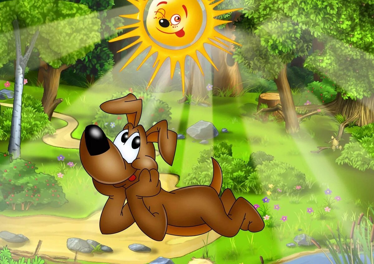 Открытки с добрым утром мультяшные