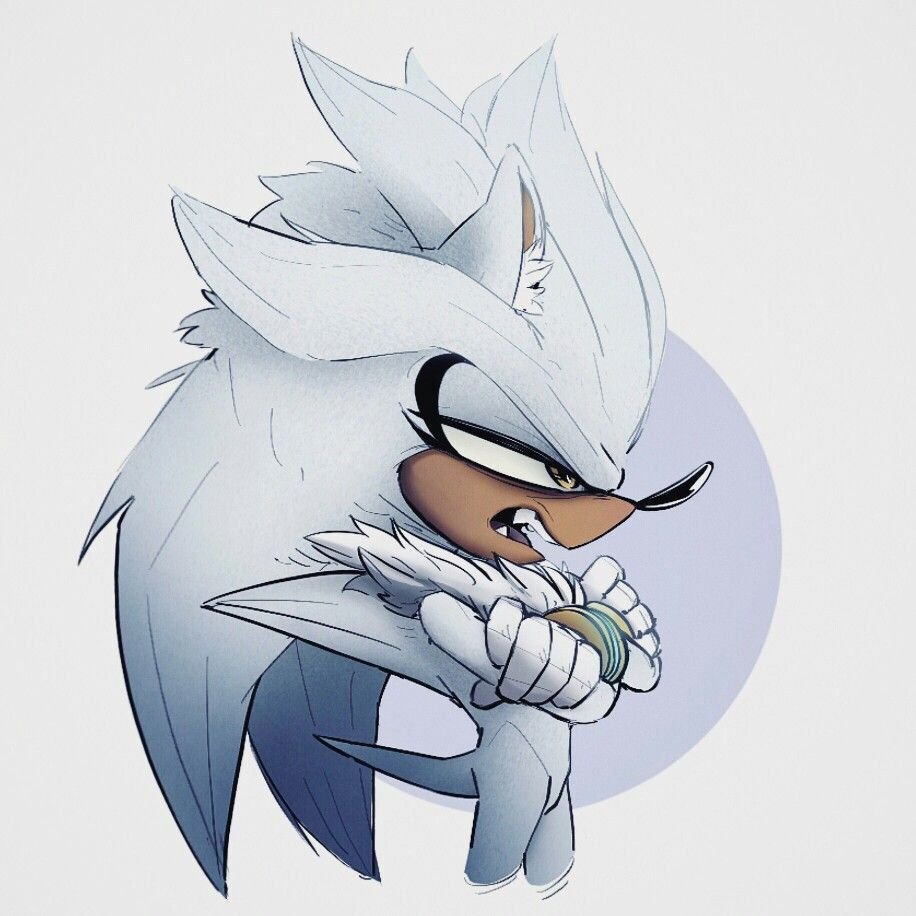 Еж Сильвер Соник арт