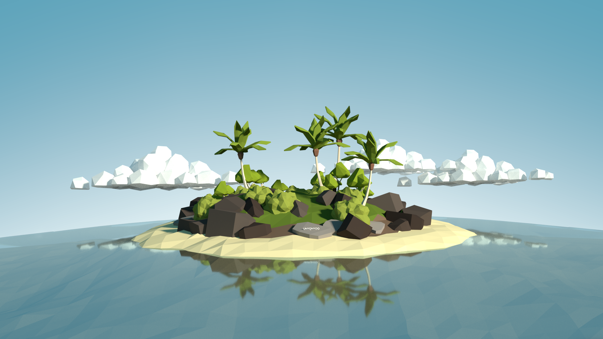 Island site game. Лоу Поли остров. Блендер Лоу Поли остров. Blender 3d моделирование Лоу Поли острова. Blender 3d остров.