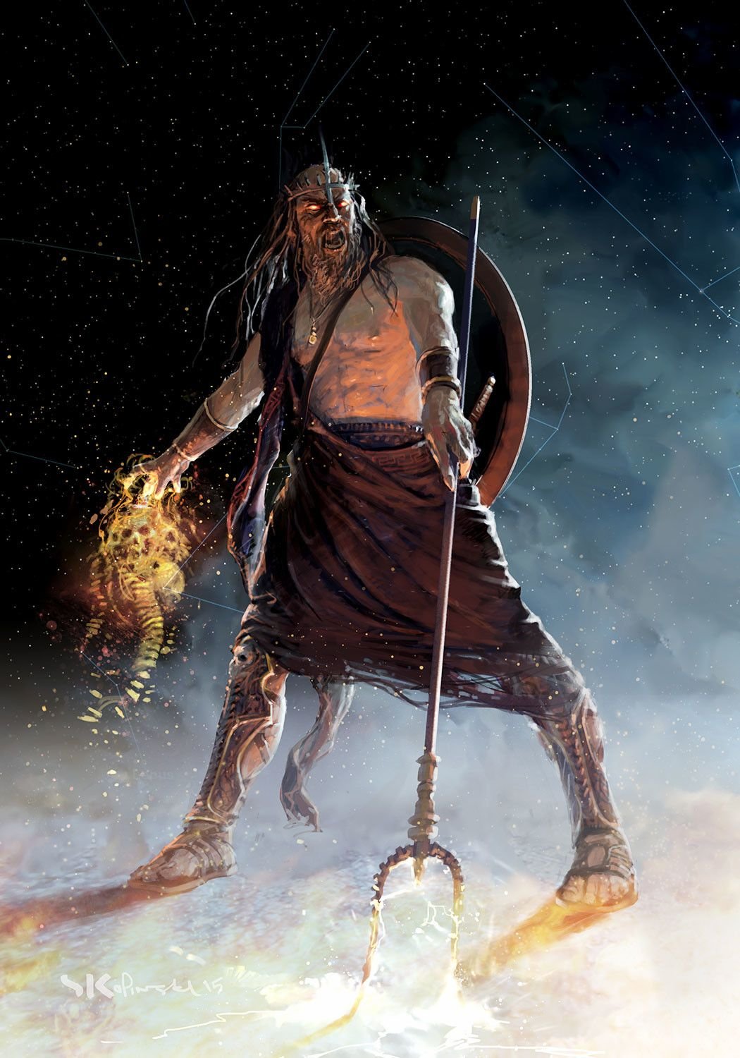 Зевс Посейдон аид фэнтези