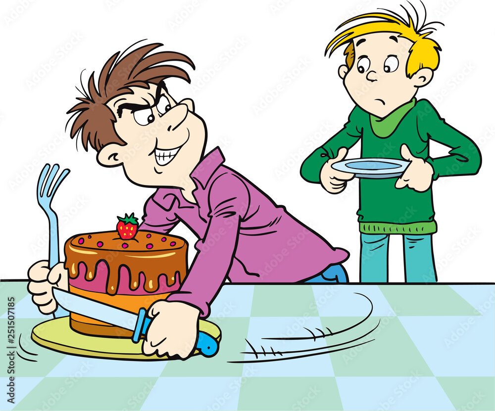 Жадный мальчик