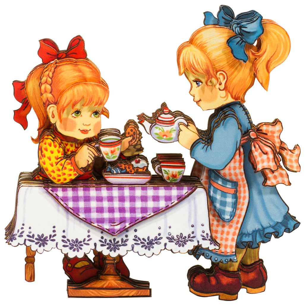 Чаепитие мультяшное