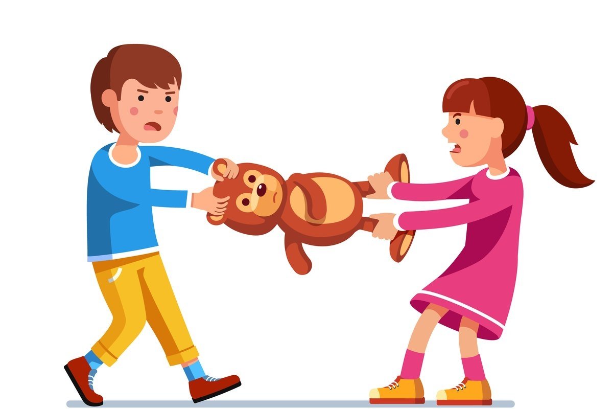 Дети ссорятся иллюстрации