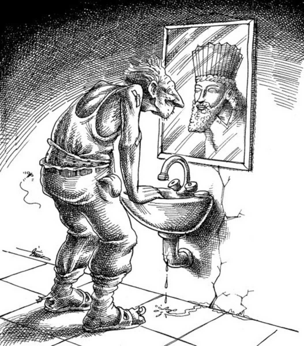 Сатира рисунок