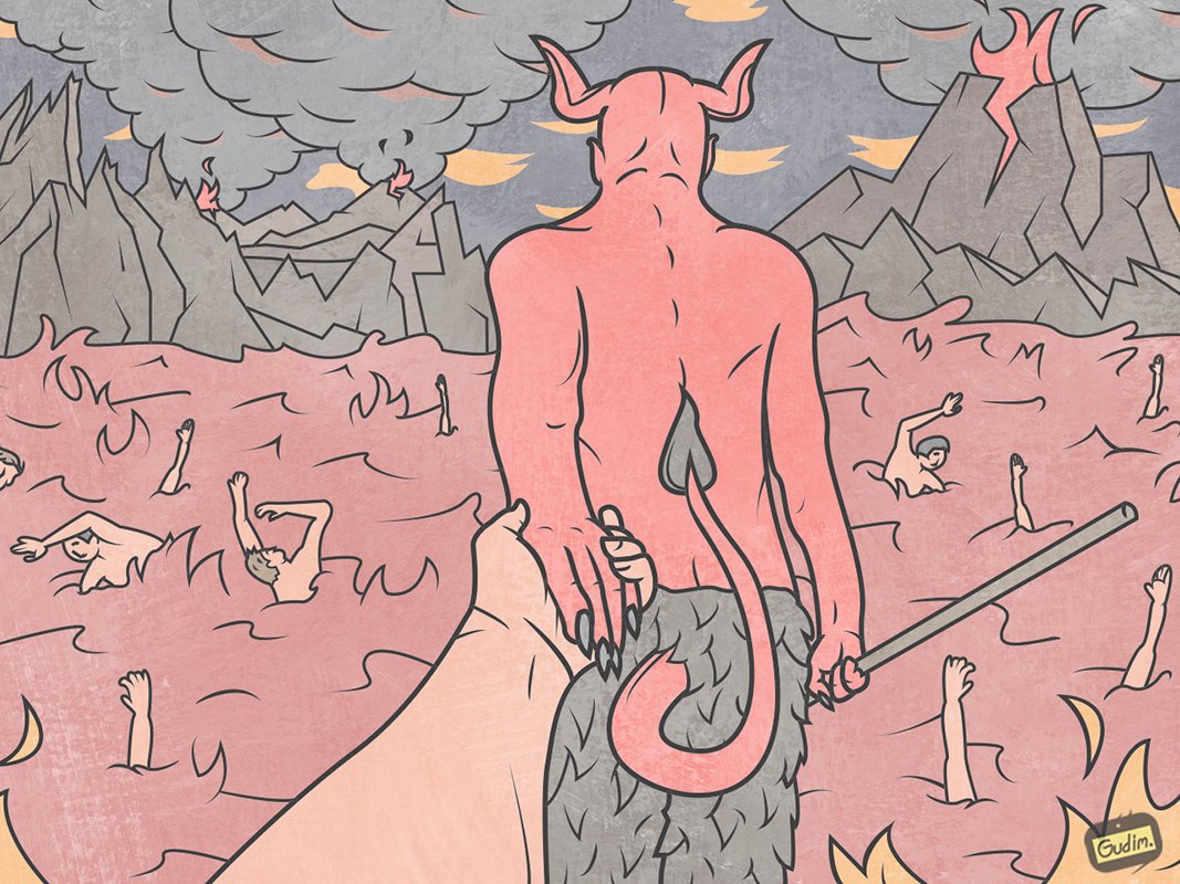 Антон Гудим саркастические иллюстрации