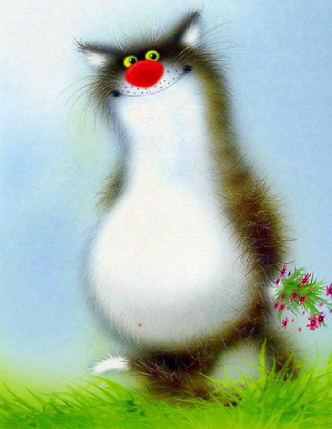 Бабочка на носу