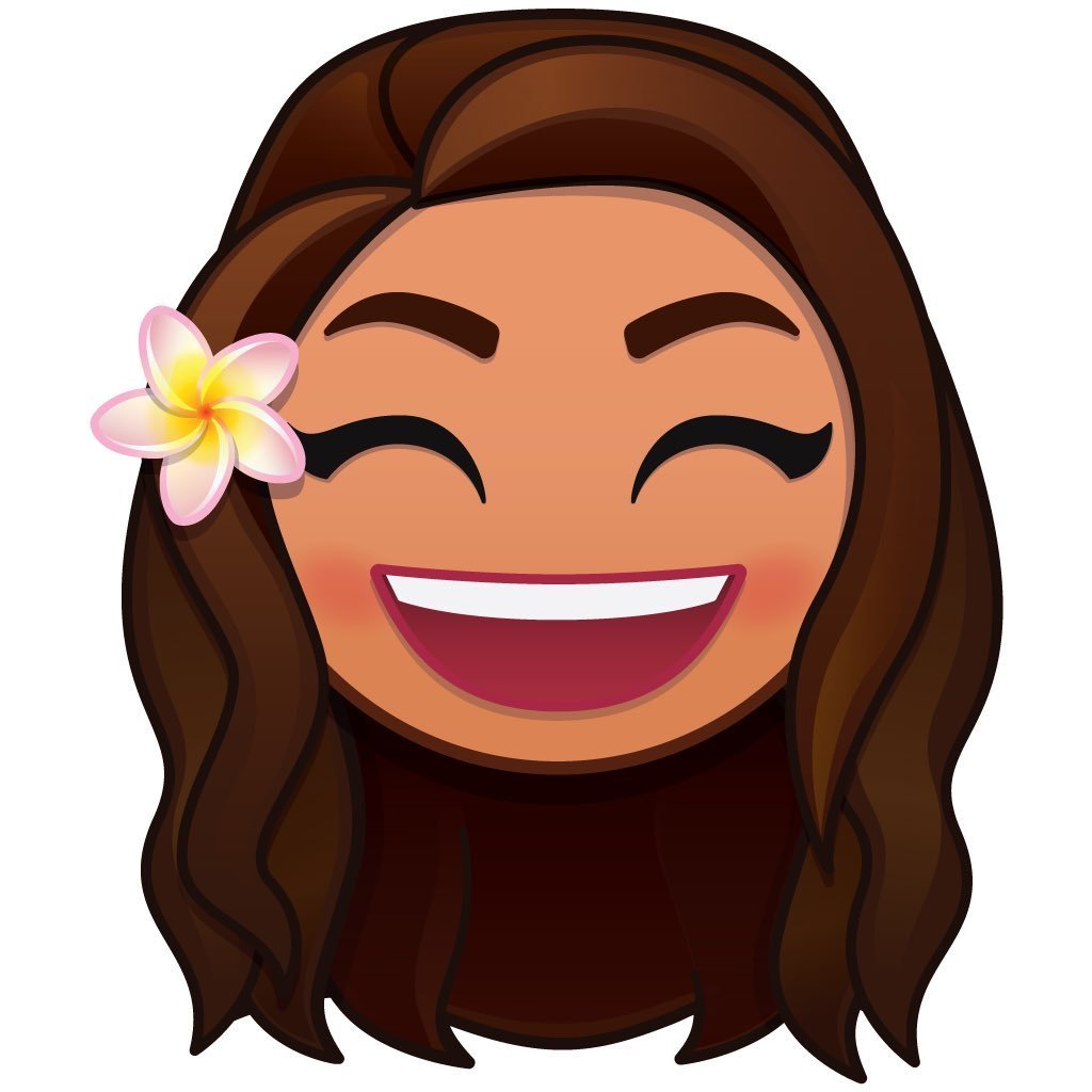 Смайлик с цветами