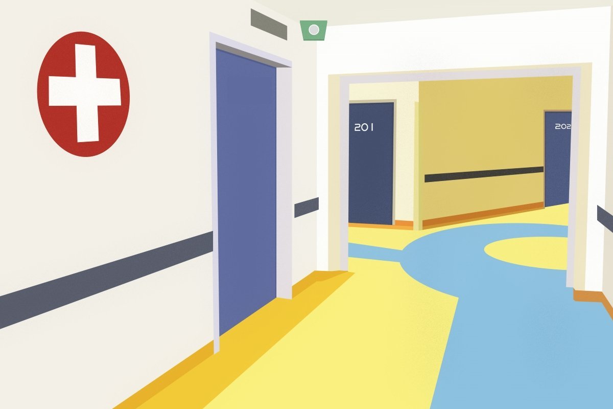 Больница мультяшная