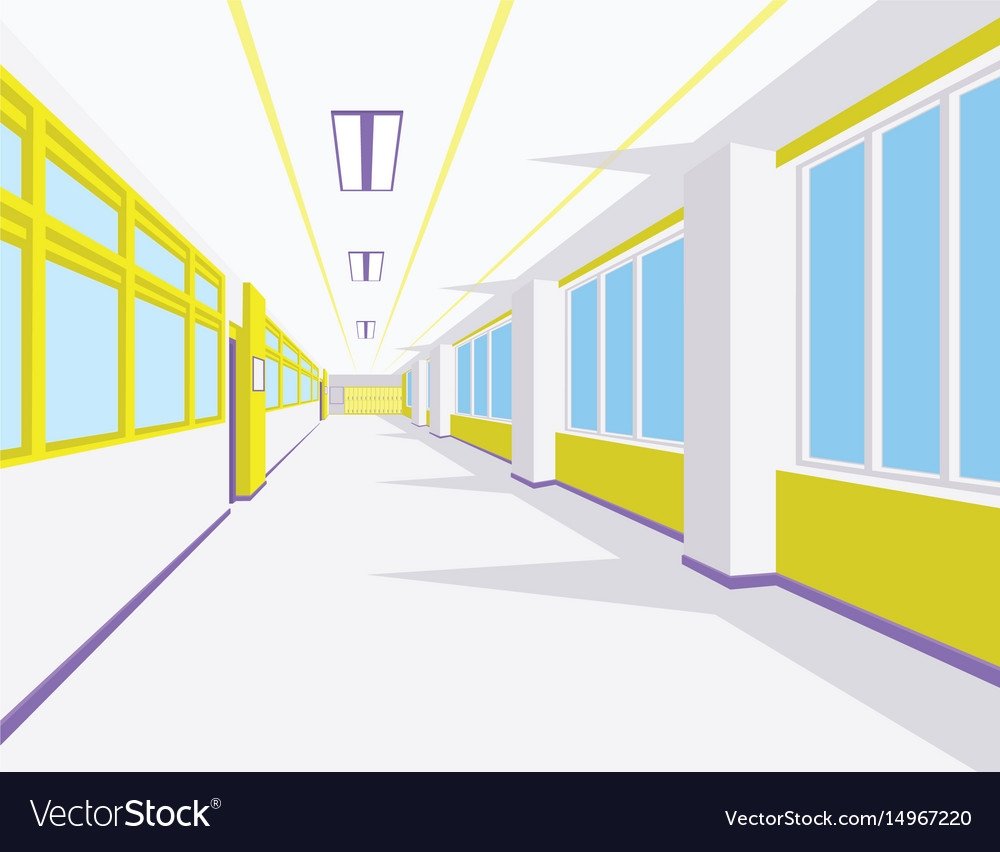 Школьный коридор