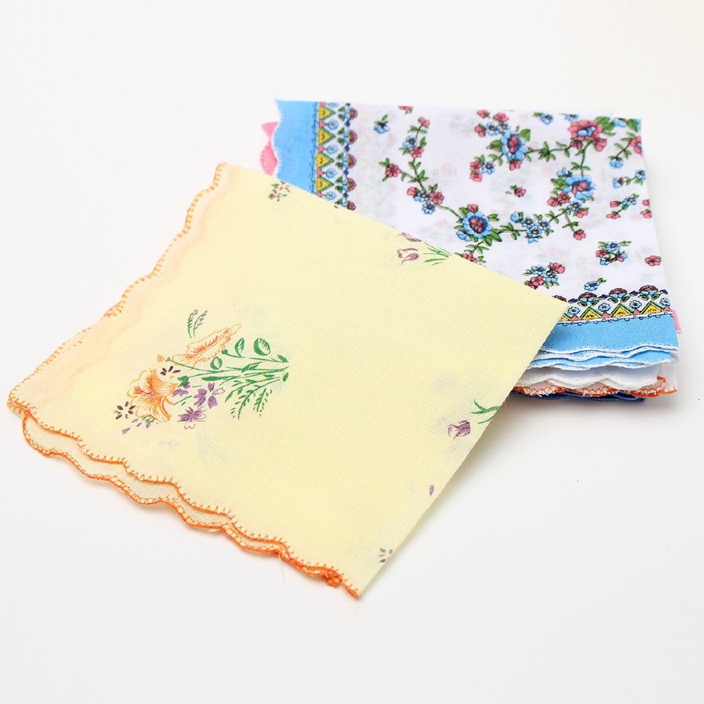 Хлопковый платочек с лимоном