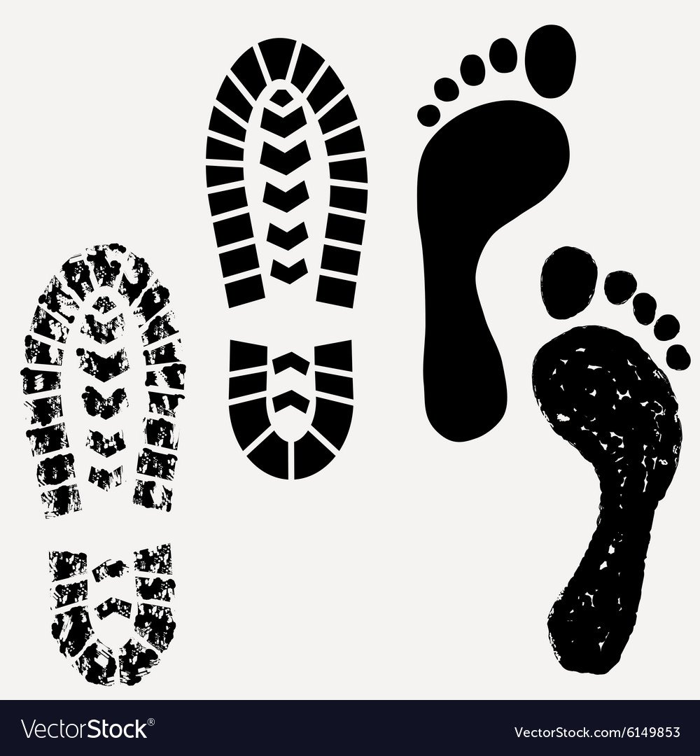 Отпечаток следа ноги