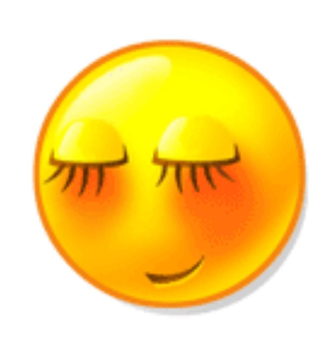 Краснеющий смайлик