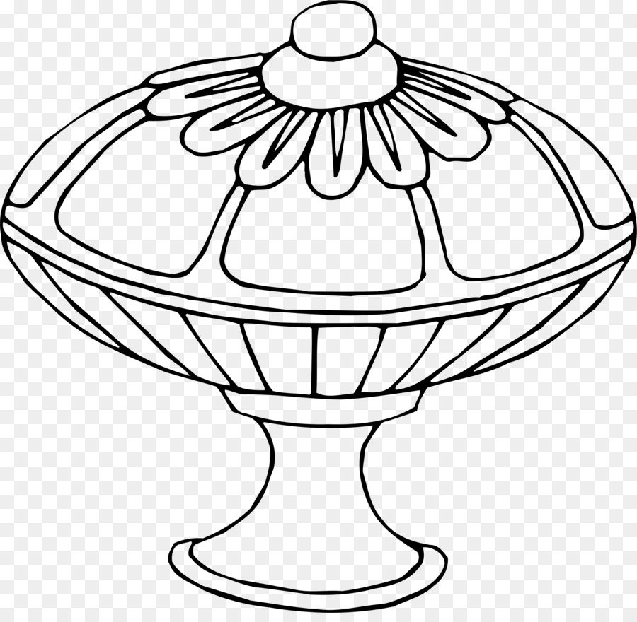 Трафарет вазы для фруктов