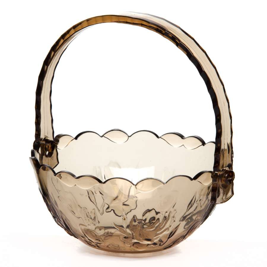 Конфетница пласт.изобилие с ручкой м6405