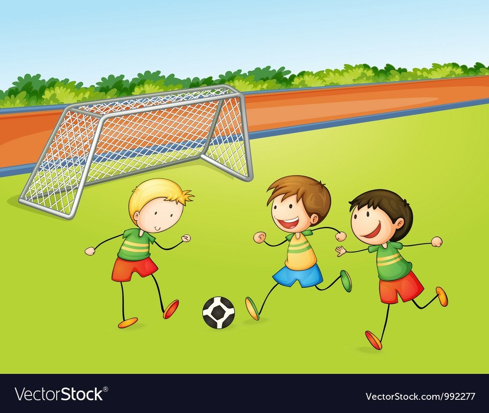 Футбольный стадион вектор