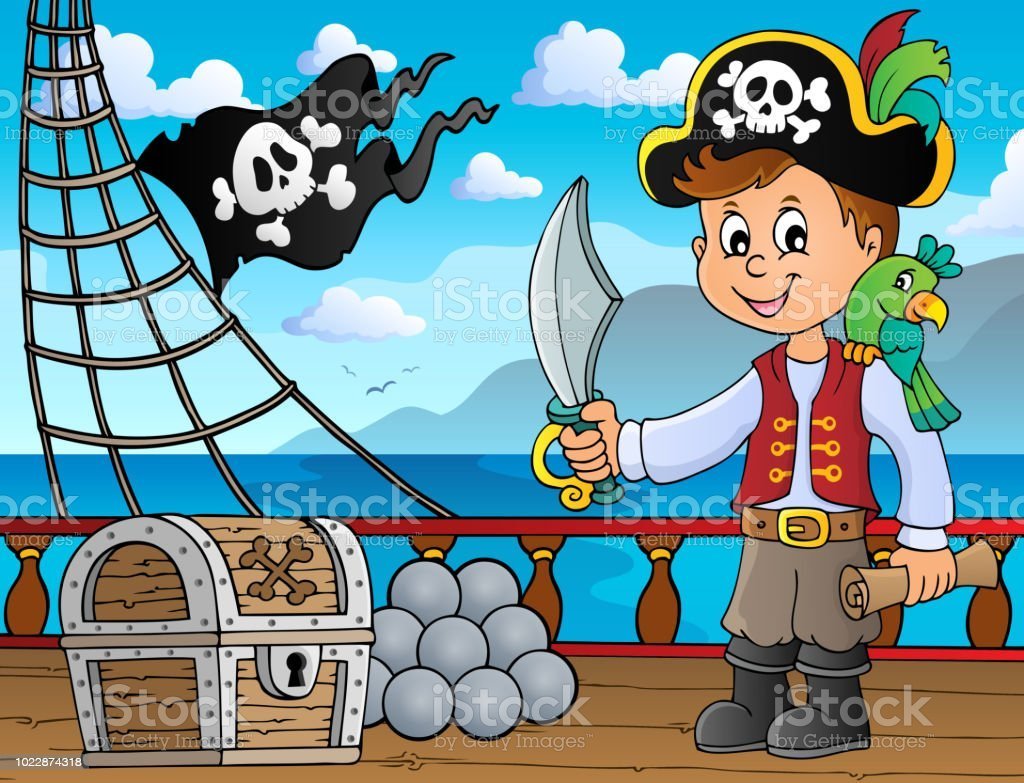 Мальчики морские пираты