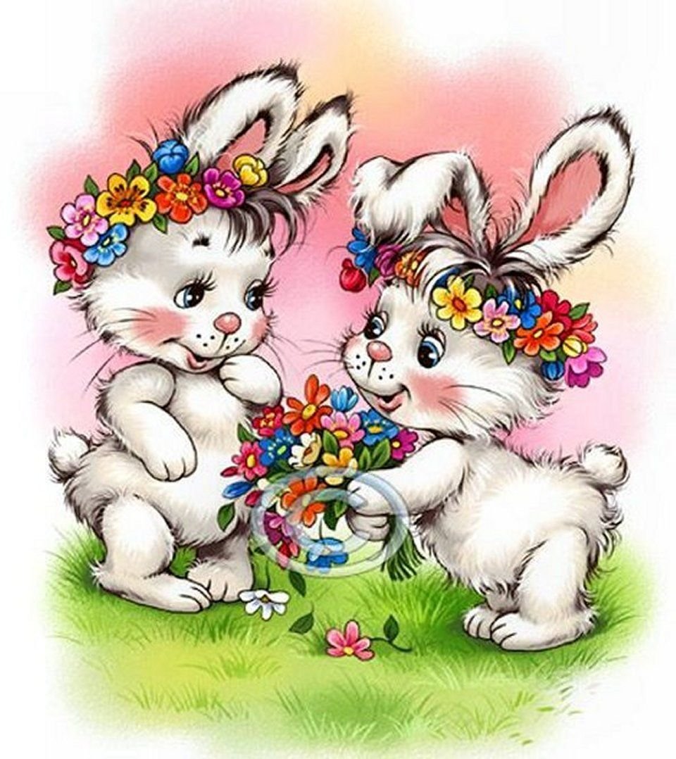 Открытки со зверятами