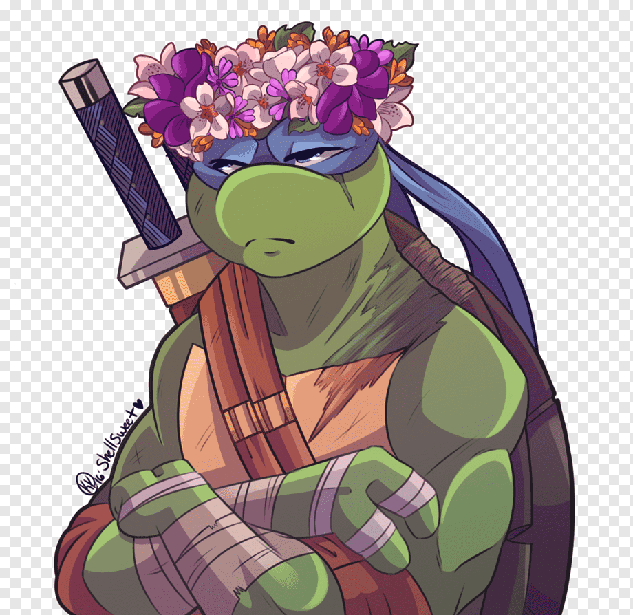 Леонардо TMNT 2012 арт