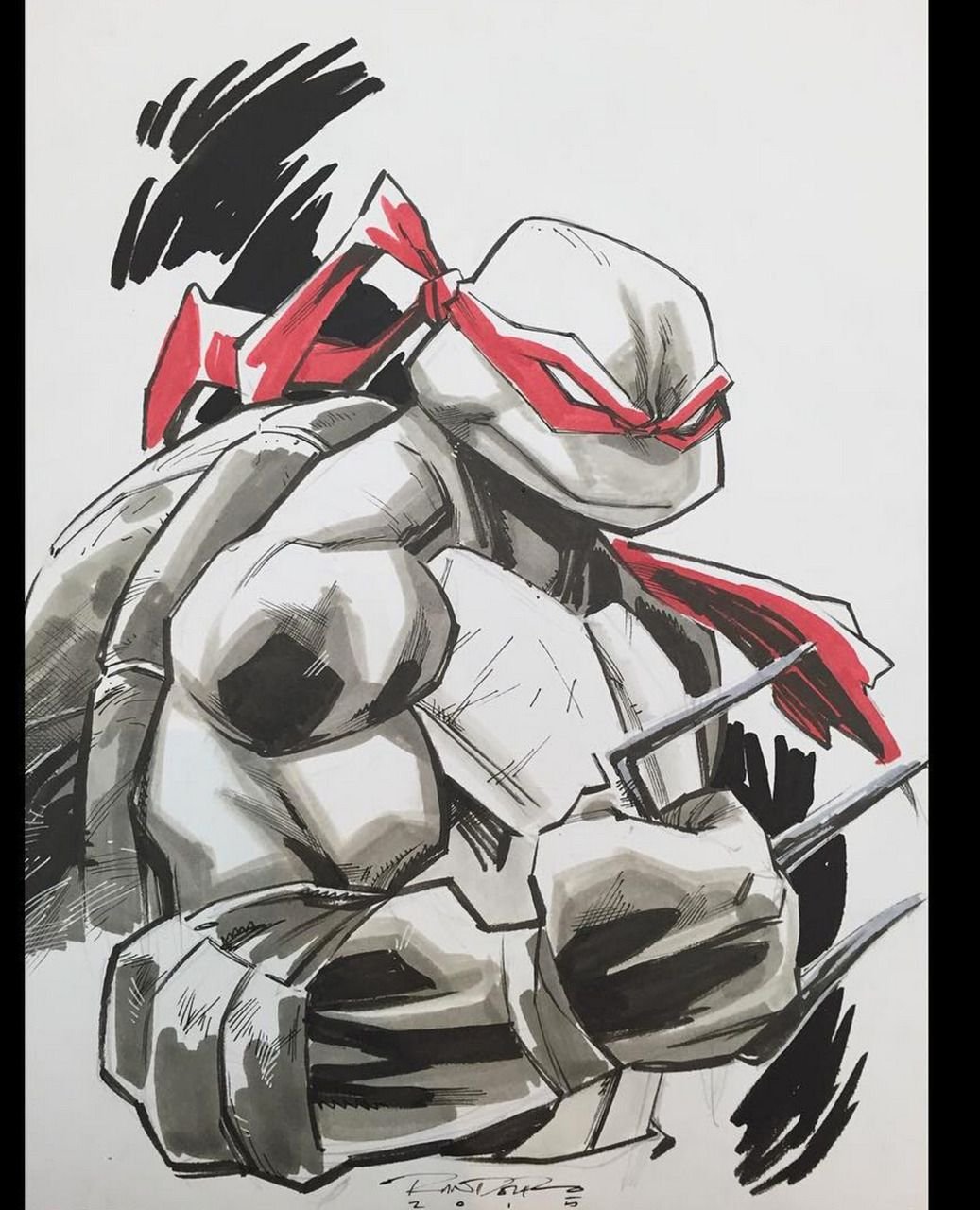 Рафаэль (TMNT) 2003 арт