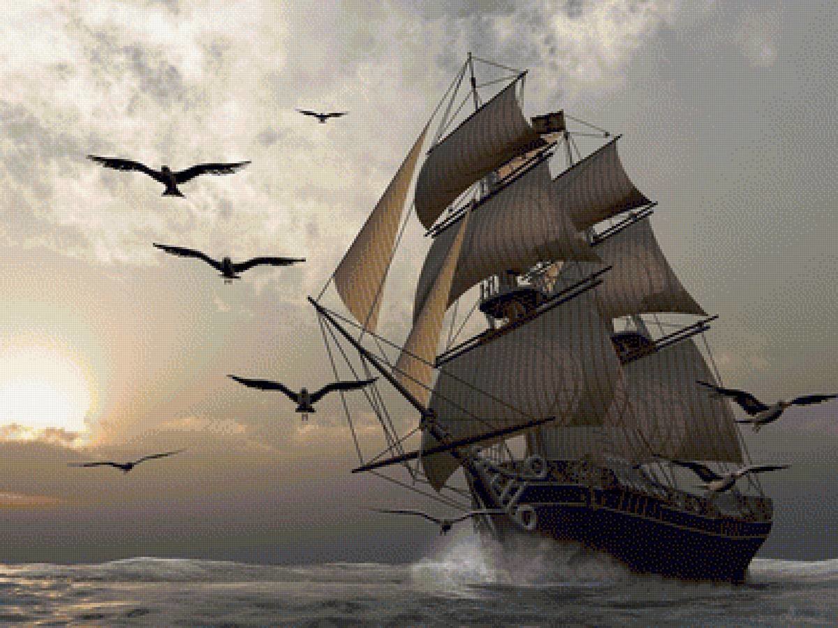 Парусный корабль