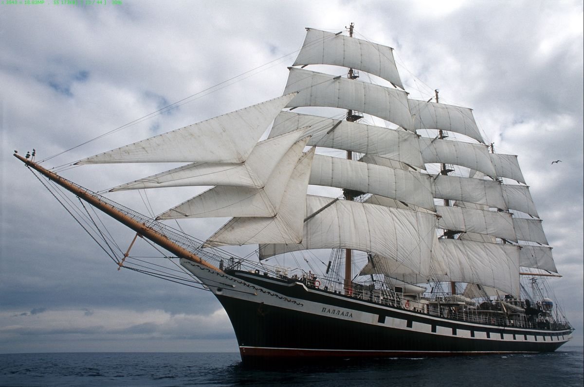 Штурвал парусника