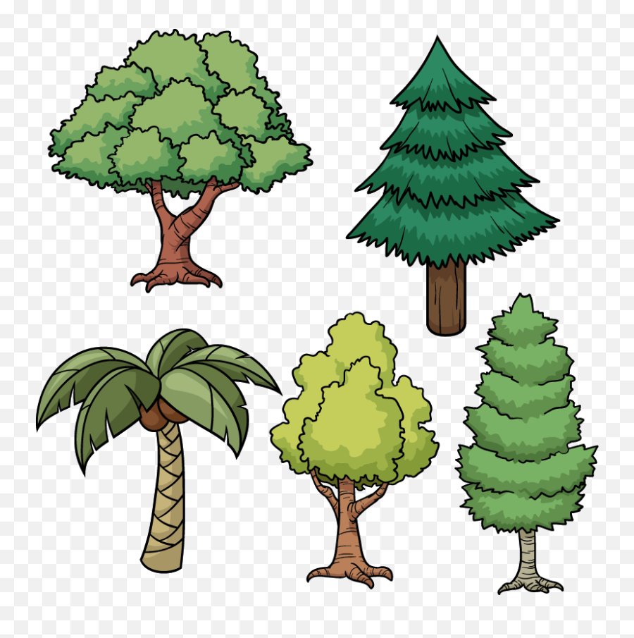 Мультяшные деревья картинки для детей