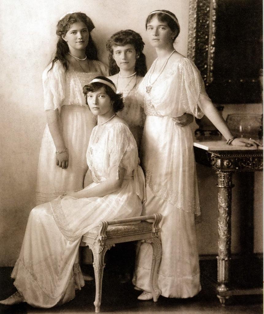Княжны Романовы дочери Николая 2