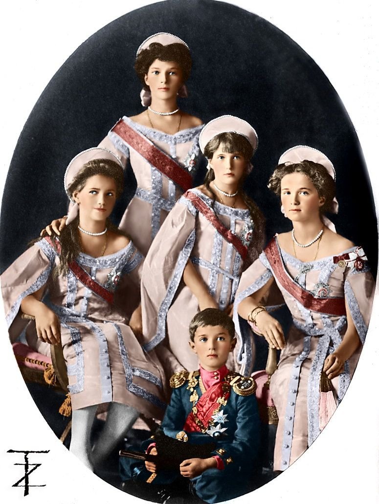 Великие княжны Романовы дочери Николая 2