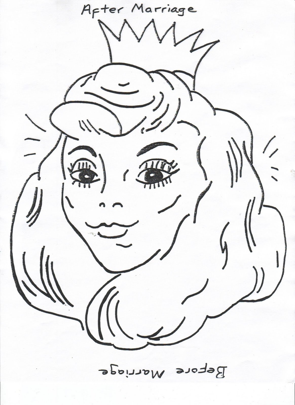 Картинки перевертыши принцесса