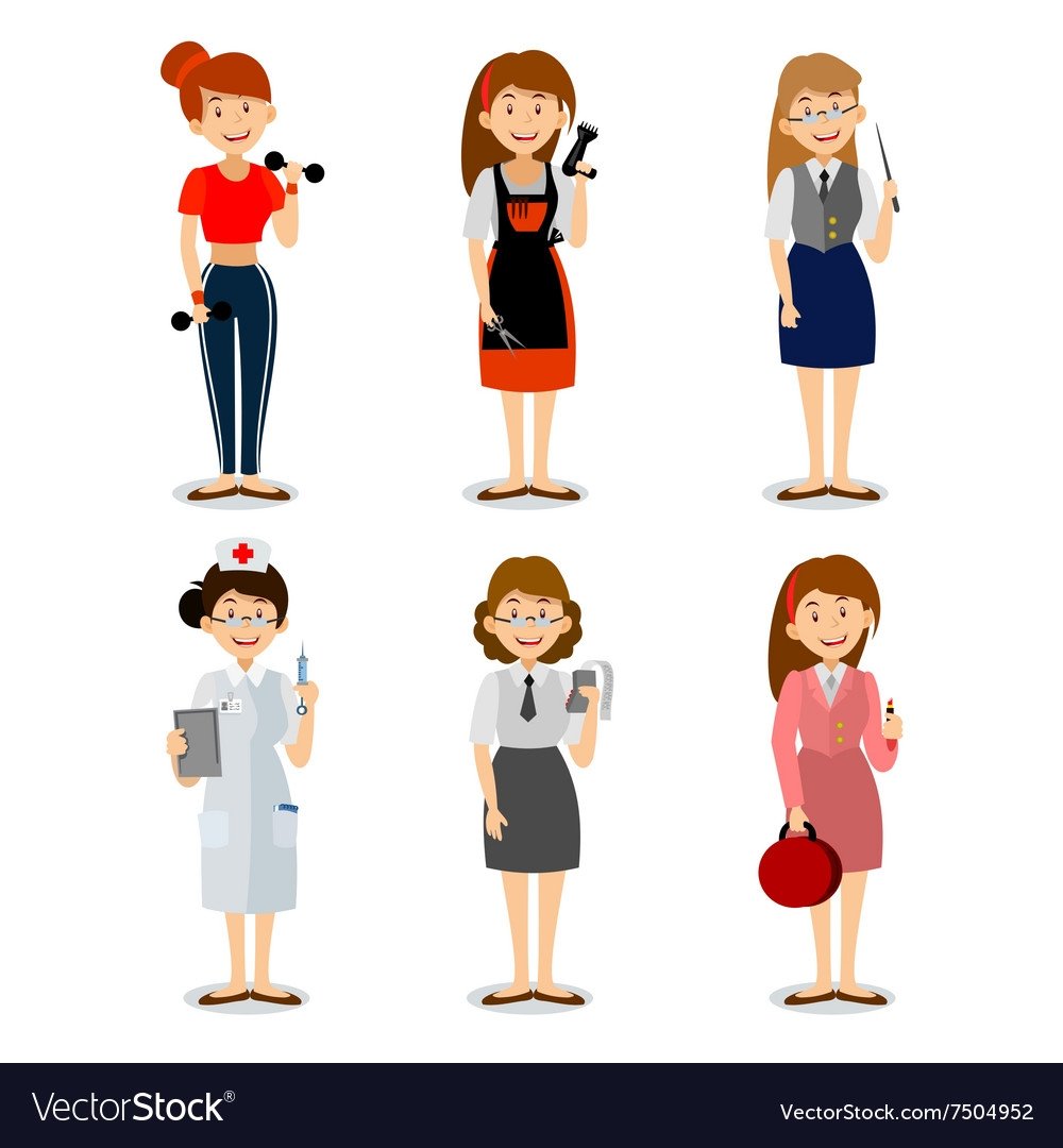 Женские профессии для детей