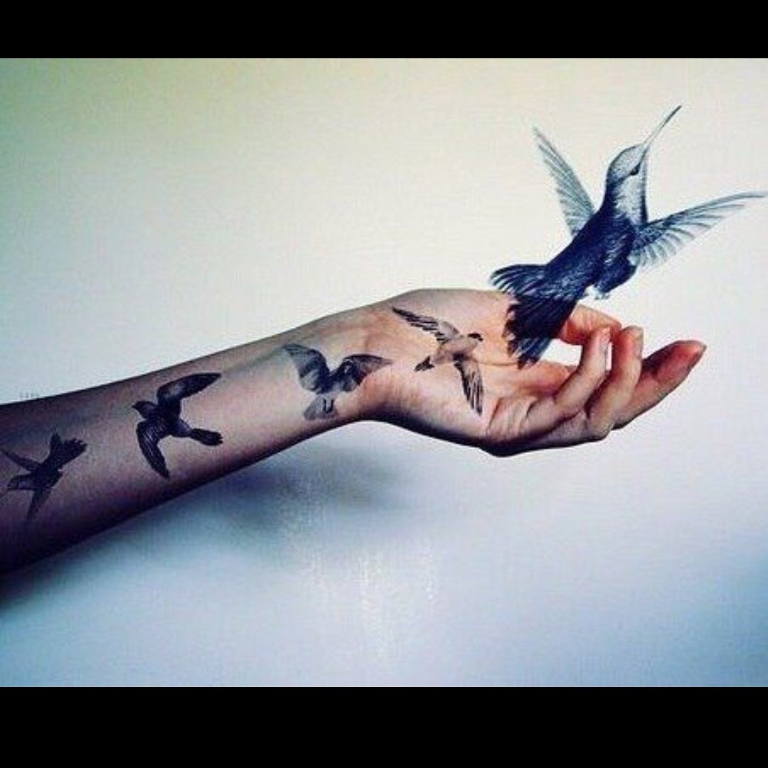 Тату птицы
