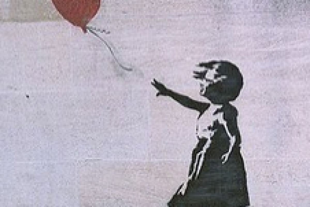 Девочка с сердцем Бэнкси