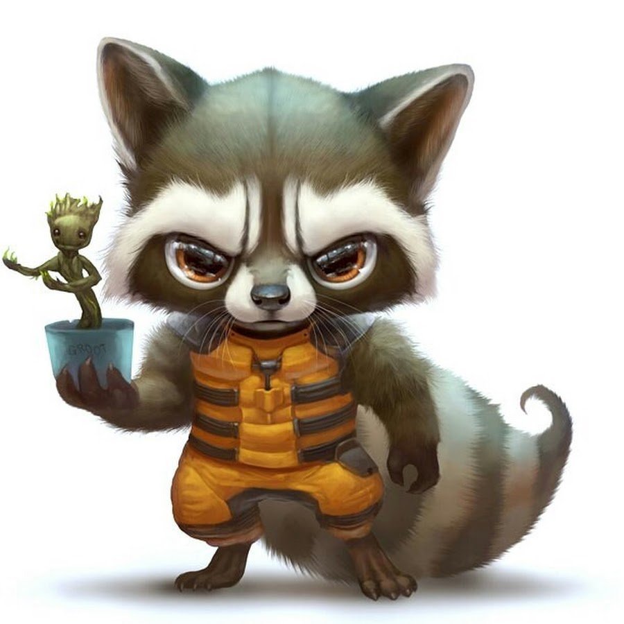 Стражи Галактики Чиби ракета