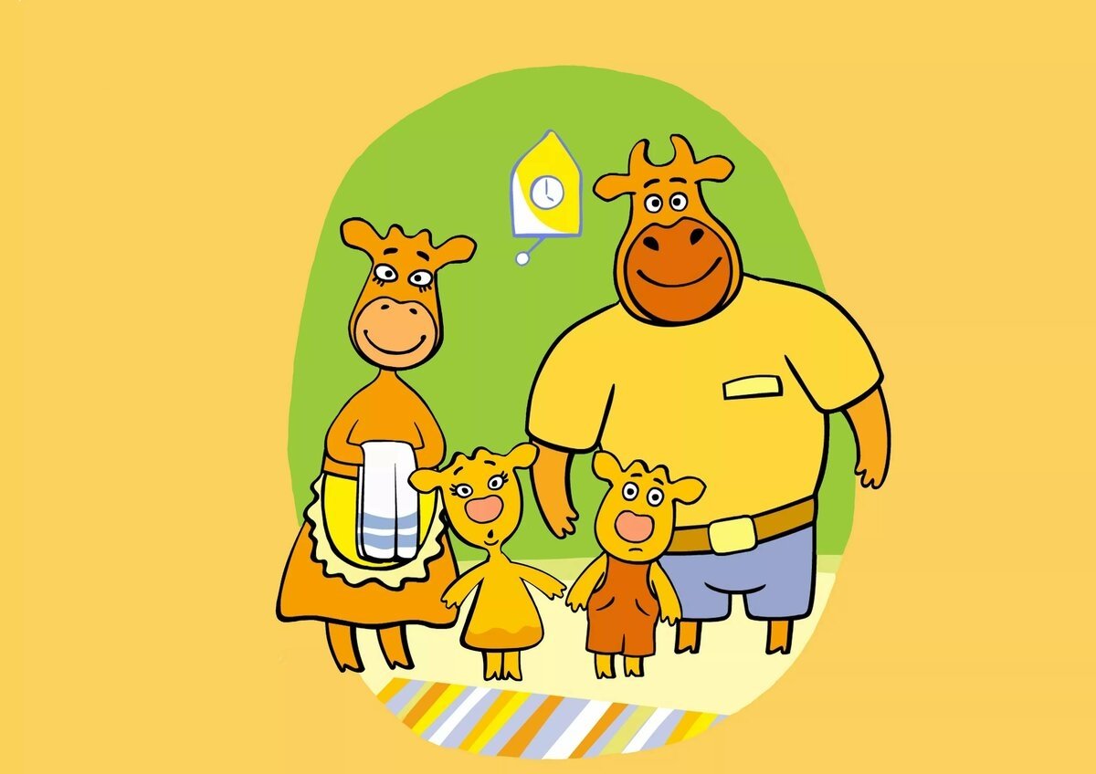 Оранжевая корова Макар