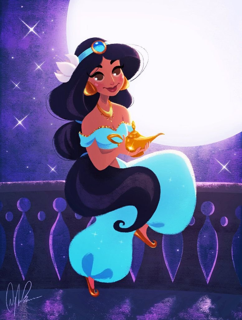 Принцесса Жасмин и алладин