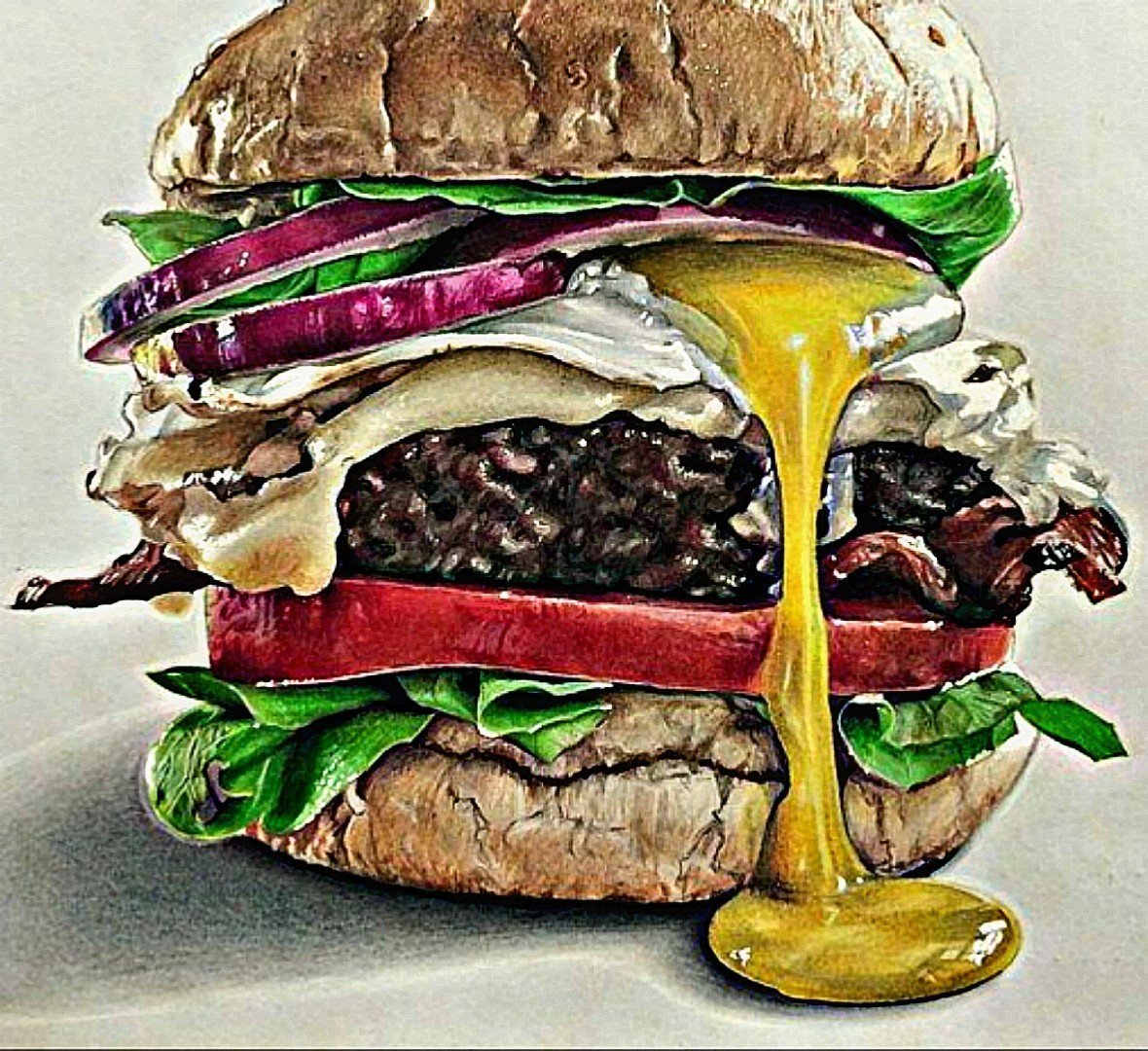 Цветные бургеры