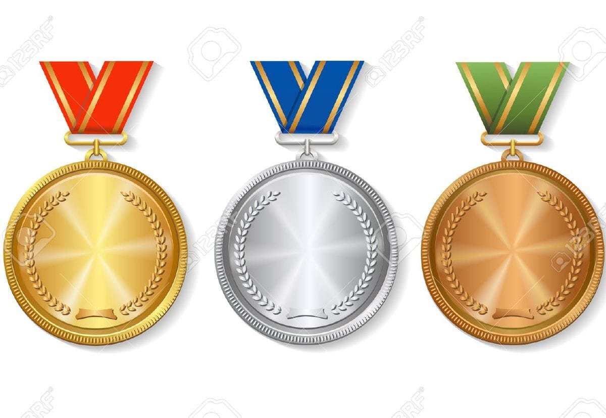 Награда бронзовая серебряная и Золотая