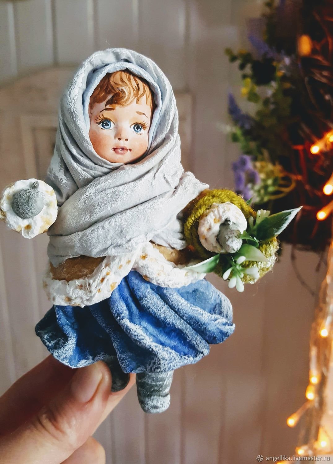 Ватная игрушка Анастасии Леоновой