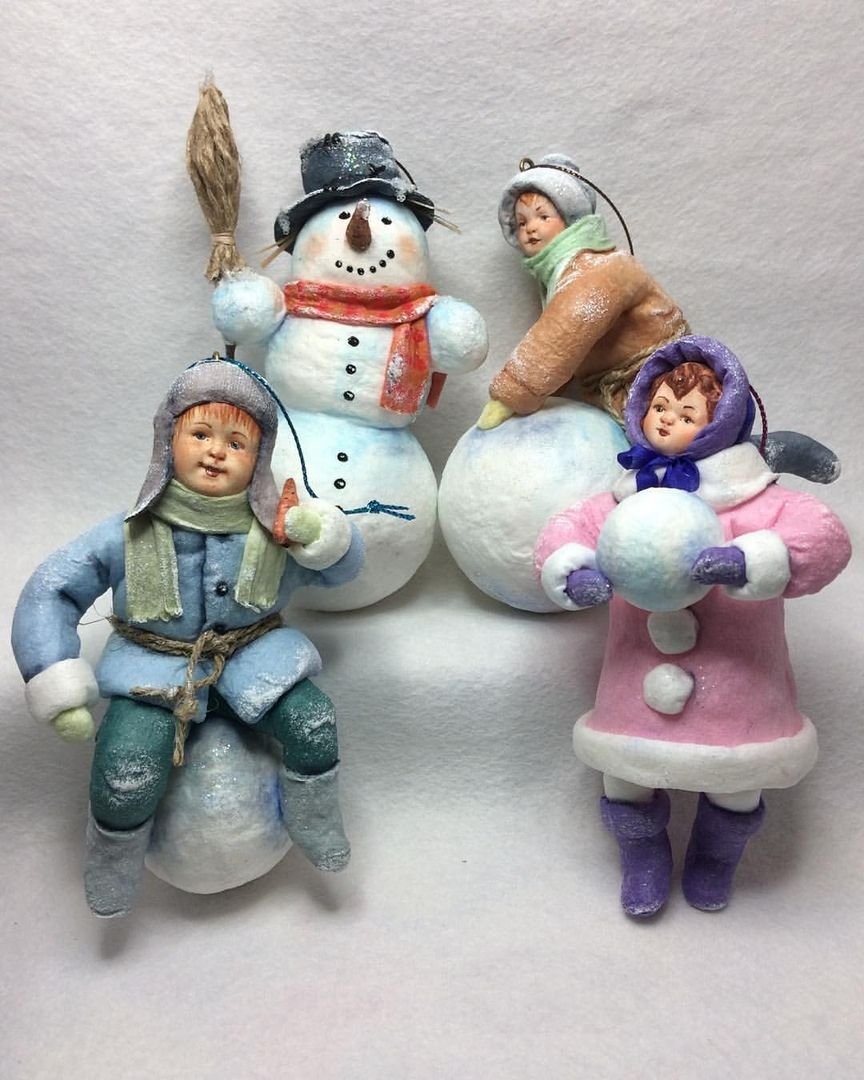 Елочные игрушки викторианской эпохи