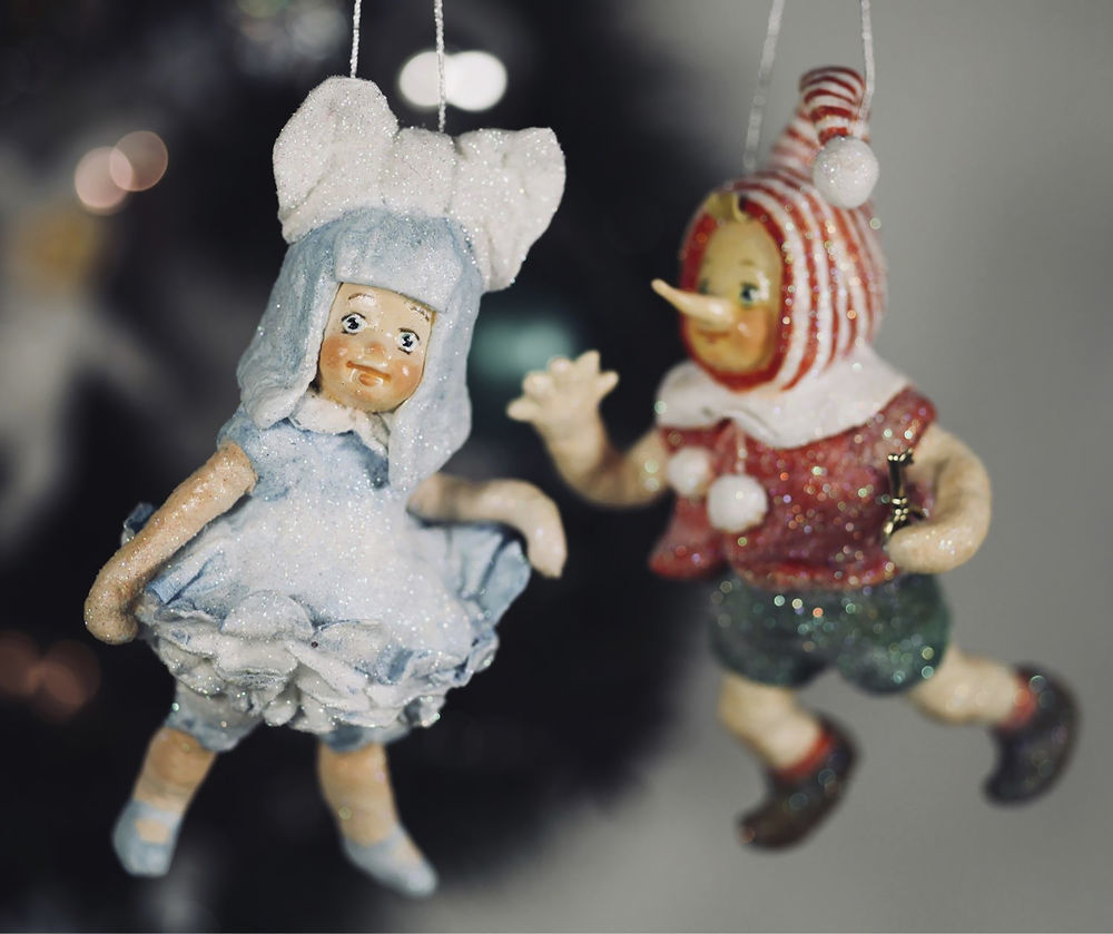 Интерьерные игрушки из ваты