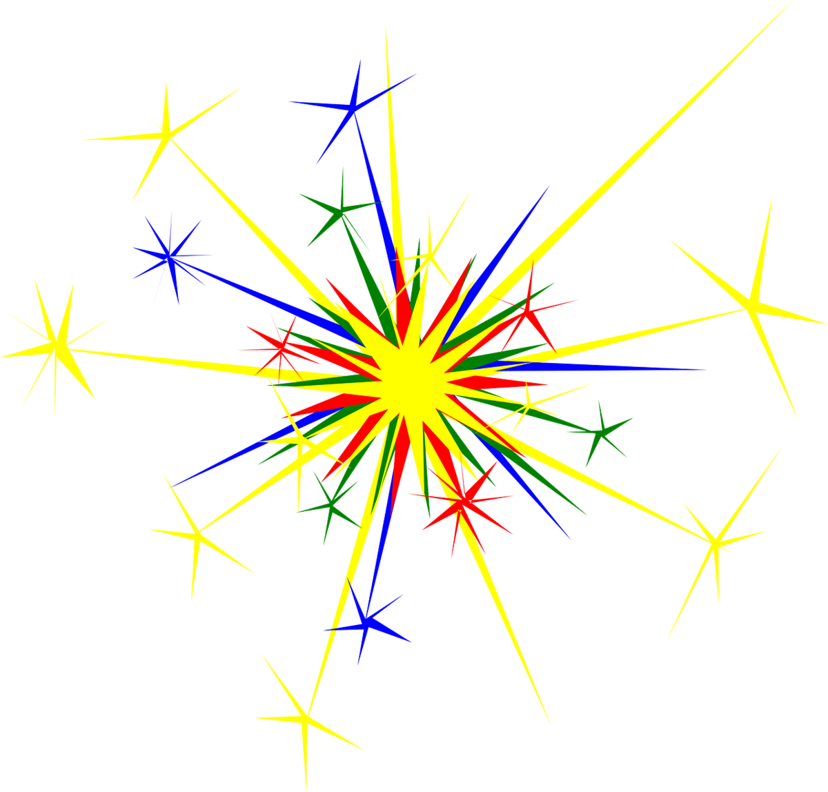 Фейерверк звездочки