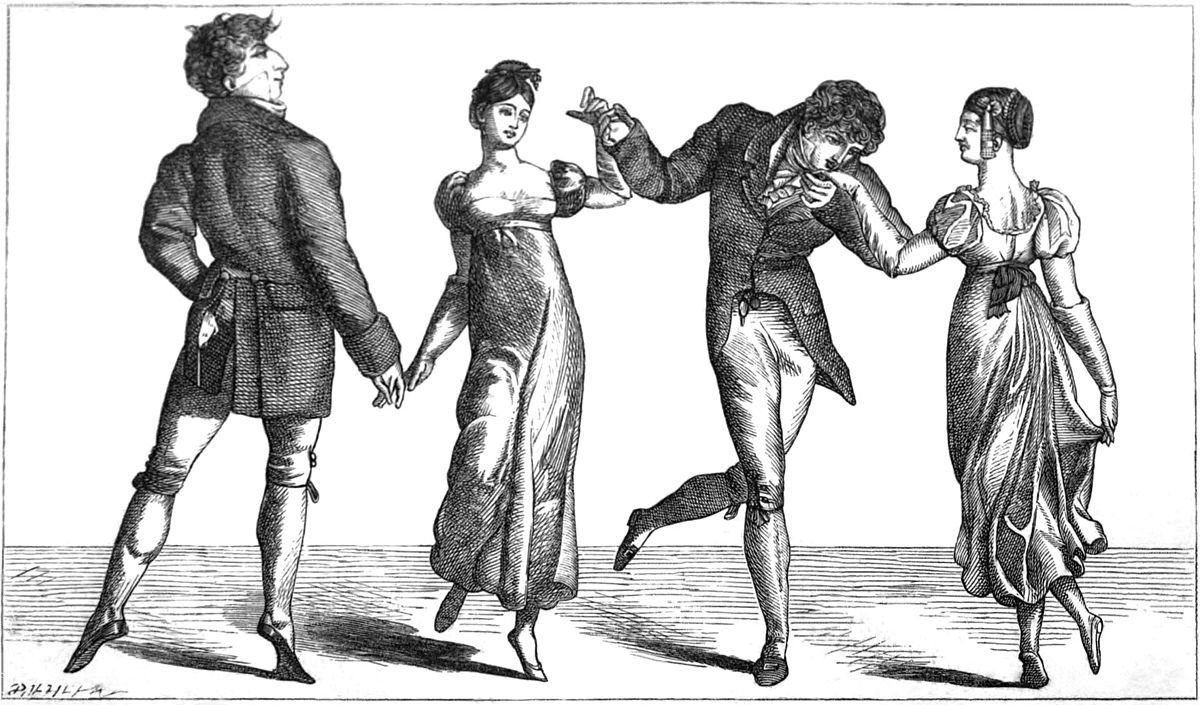 Кадриль на балу 19 век