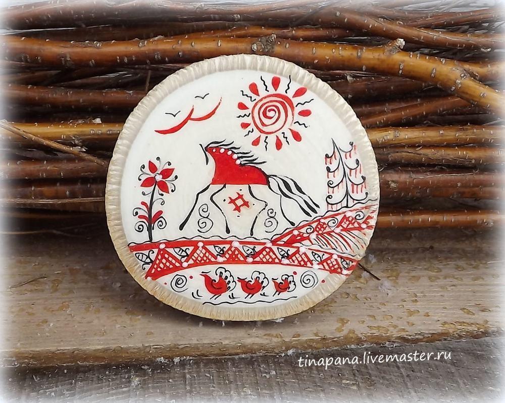 Мезенская роспись Величко