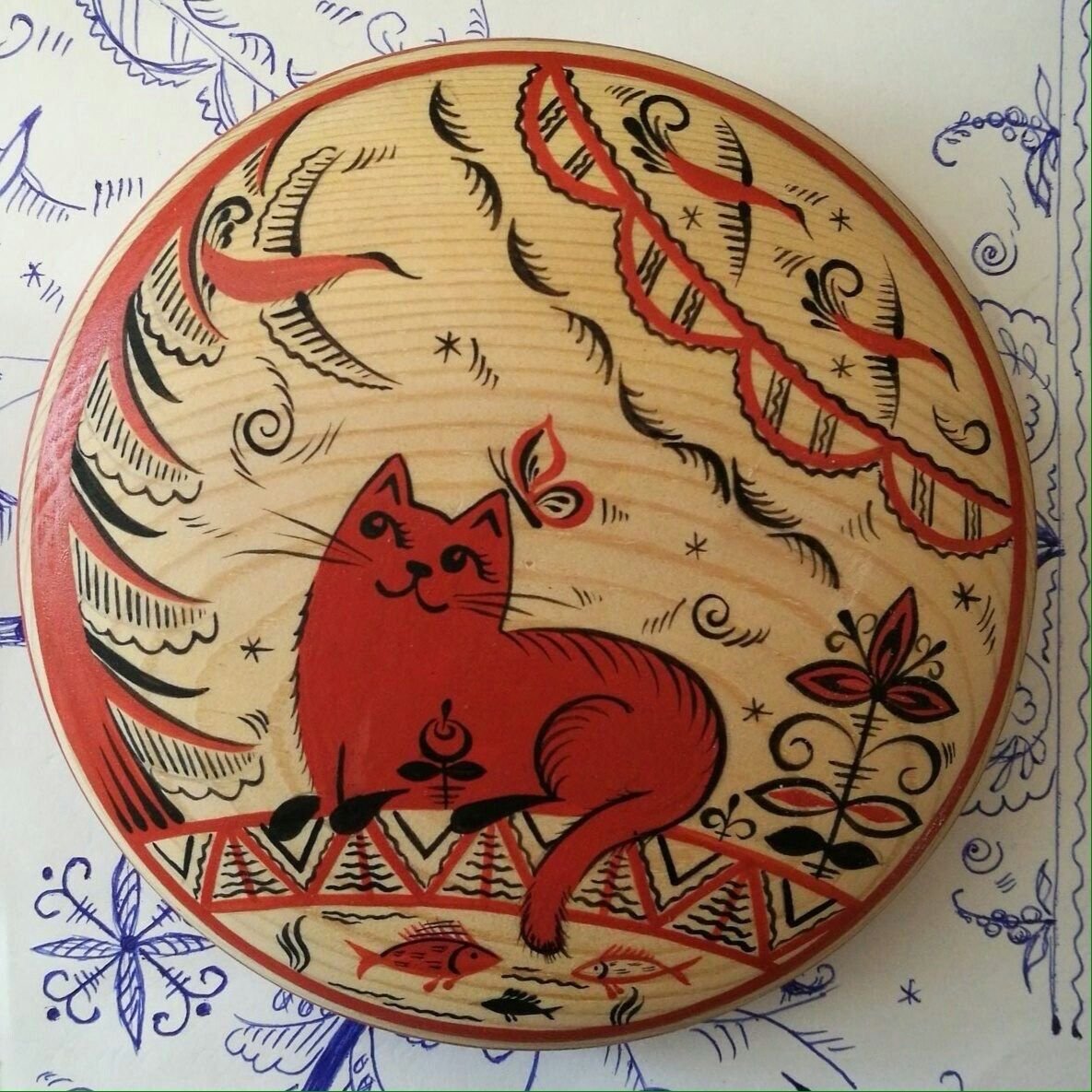 Северная роспись Мезенская